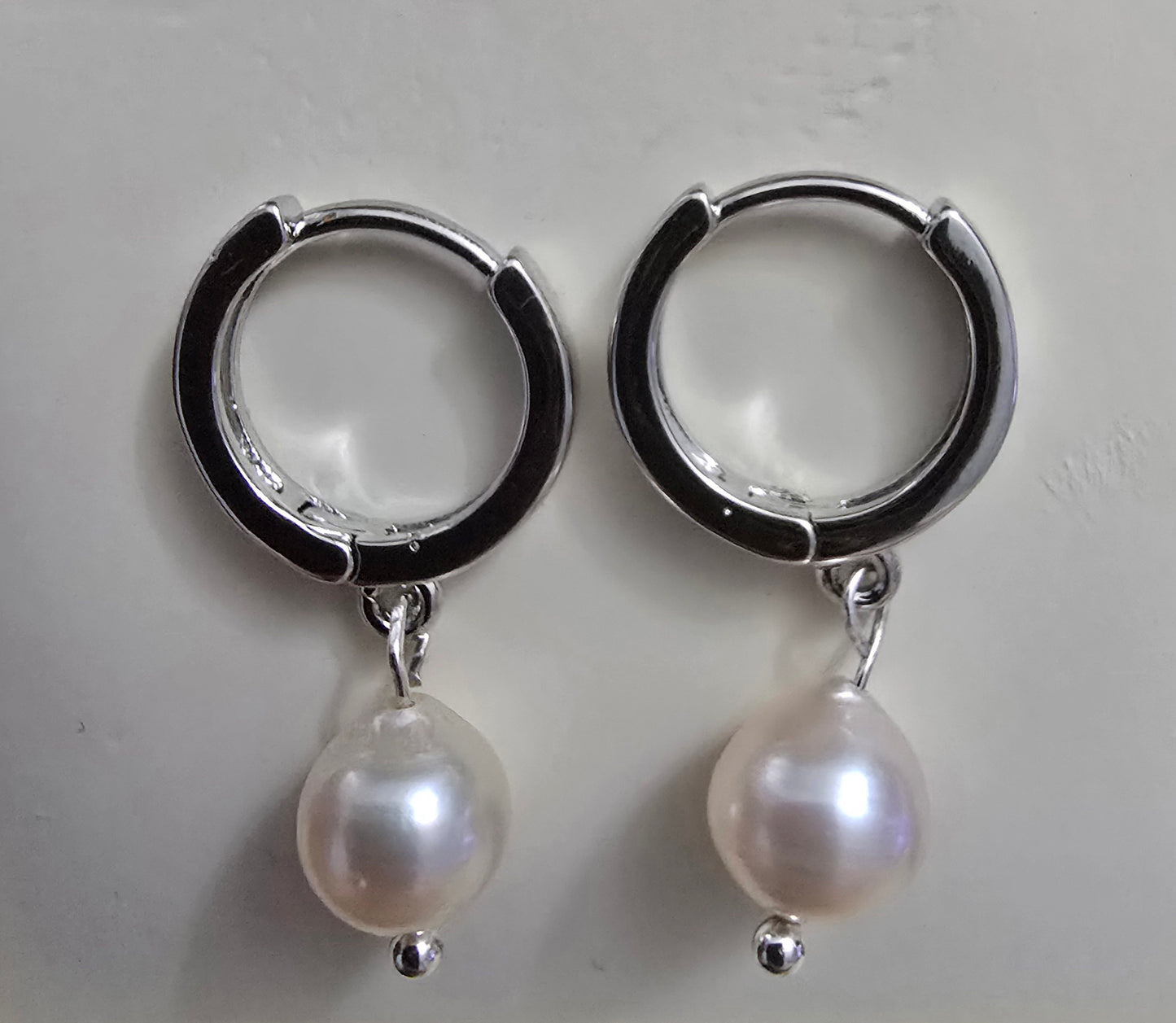 Akoya pearl baroque drop earrings