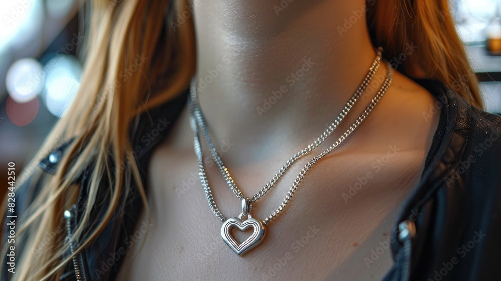 Modern silver jewellery