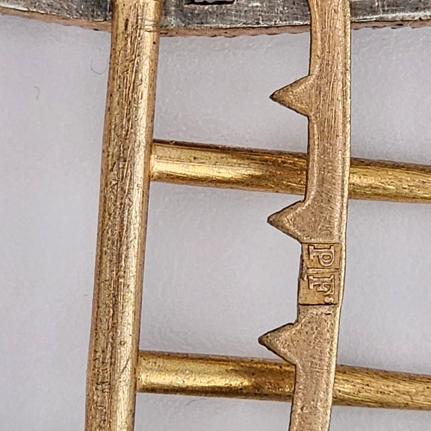 Piel Frères Gabriel Salin Art Nouveau  Silver Belt Buckle Marked Circ 1900’s Exc